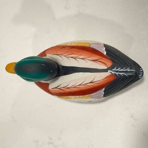 MCM VTG Mallard/Duck Lint  Brush  Remover Decoration Ceramic - Picture 4 of 10